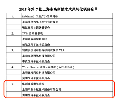 華測北斗地基增強系統獲上海高新技術項目認定 技術實力與本地服務雙輪驅動